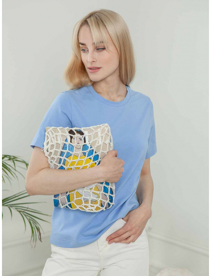 Картинка Футболка блакитна